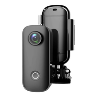 SJCAM 速影C100拇指4k防抖运动相机360穿戴摩托车自行车头盔骑行行车记录仪vlog头戴摄像头 C100