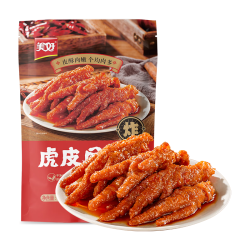 美好 虎皮凤爪香卤风味 1kg 川渝火锅食材卤鸡爪 火锅串串烧烤半成品