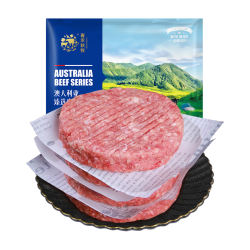 春禾秋牧 禾秋牧 原切和牛汉堡饼（10片装）1000g 生鲜牛肉