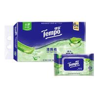 Tempo 得宝 湿厕纸 40片*6包 芦荟