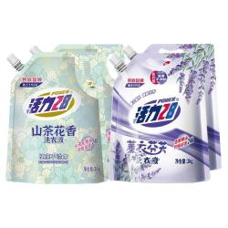 活力28 山茶花洗衣液洁净去污洗衣护色留香2kg*4袋家用官方旗舰店