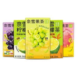 奈雪 的茶鸭屎香柠檬茶饮料真茶真柠檬回甘悠长清新鲜爽250ml*6盒