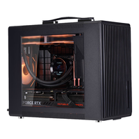 玩嘉 WJCOOLMAN阿尔法S1黑色 MATX机箱(提手机箱/240冷排/165mm风冷/ATX电源/长显卡/MATX/ITX )