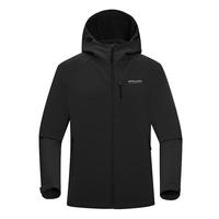 诺诗兰24男士三防软壳外套防泼防油污徒步户外登山外套NXJEH5502E 螺青色 190/XXXL