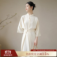 初蝉衣事 新中式连衣裙 2025夏季款