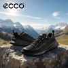 ecco 爱步 运动鞋男 网面透气缓震户外休闲登山徒步鞋 奥途824254 黑色41