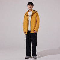 361运动外套男2025冬季三合一防水防风梭织风衣户外登山服女 金沙黄【款3606F】 M