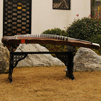 弘艺 金丝楠木红木素面古筝琴成人专业演奏级儿童入门初学者唐筝伏羲式