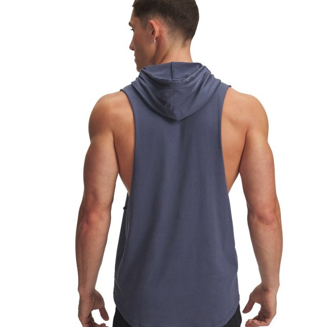 安德玛 UA秋冬Project Rock强森男子连帽训练运动背心6005048