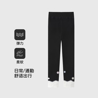 巴布豆童装儿童加绒加厚卫裤2025冬季男女童保暖运动裤束脚裤