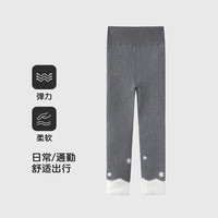 巴布豆童装儿童加绒加厚卫裤2025冬季男女童保暖运动裤束脚裤