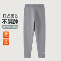 巴布豆童装儿童加绒加厚卫裤2025冬季男女童保暖运动裤束脚裤