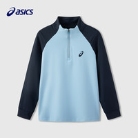 ASICS 亚瑟士 童装长袖针织T恤保暖运动吸湿速干薄款2024秋冬