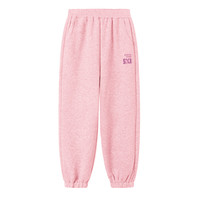 巴布豆童装儿童加绒加厚卫裤2025冬季男女童保暖运动裤束脚裤