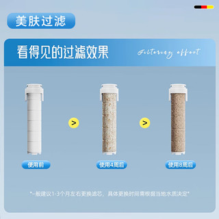 HOMK【德国】增压花洒淋浴喷头三件套过滤卫生间洗澡手持淋浴头Y-998