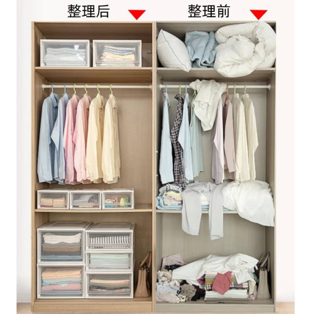 爱丽思 BC-500 抽屉式收纳箱 47L 白色