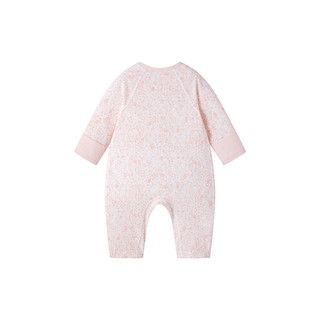 英氏（YEEHOO）【商场同款】童装连体衣可爱女宝提花婴幼儿衣服春夏
