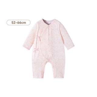 英氏（YEEHOO）【商场同款】童装连体衣可爱女宝提花婴幼儿衣服春夏