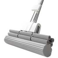 百家好世 滚轮式挤水胶棉拖把