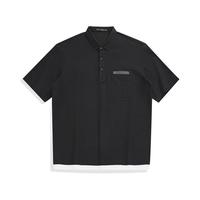 太平鸟男装 【POLO清仓】POLO衫合集夏季休闲翻领短袖t恤商务体恤 工装口袋黑色 BWCOE2103 XL