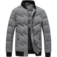 七匹狼羽绒服男短款冬季时尚保暖白鸭绒外套男装轻薄防泼水防风衣服男式 003中灰色 XL (175) 175/92A(XL)