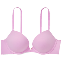 维多利亚的秘密金属LOGO装饰舒适U型聚拢文胸女性感内衣结婚 1IUK粉紫色-聚拢 11200761 32C 32/70C