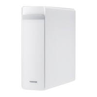 TOSHIBA 东芝 净水器家用净水机 大白梨800G 厨下式净水器直饮机TSC800 6年RO反渗透过滤器 0陈水