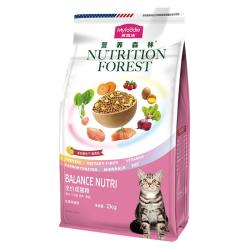 麦富迪 营养森林全价全期猫粮高营养美短蓝猫成幼猫通用天然粮2kg/10kg