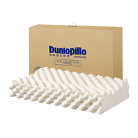 邓禄普 ECO颗粒按摩低波浪枕 斯里兰卡天然乳胶枕头 乳胶含量96%