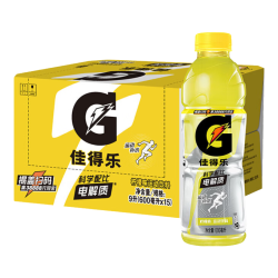 百事 可乐600ml*15瓶 整箱佳得乐 GATORADE 补充电解质 运动饮料 柠檬味600ml*5瓶