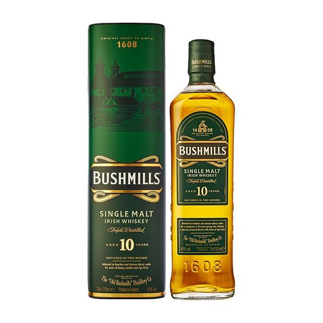 BUSHMILLS 10年 爱尔兰 单一麦芽威士忌 40%vol 700ml