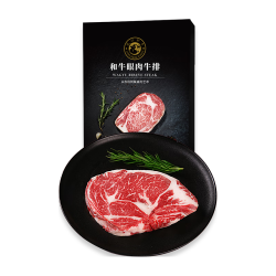 元盛 LONGJIANG WAGYU 龍江和牛 国产和牛 原切A1眼肉牛排 200克 谷饲600