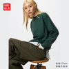 UNIQLO 优衣库 女装柔软针织摇粒绒圆领套头衫 479609
