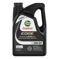 Castrol 嘉实多 全合成机油 极护EDGE 0W-20 A1/B1 SP 5Qt 美国