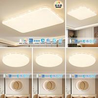雷士 NVC 奶油风全光谱吸顶灯 智能IP40一体快装-满天星II【四室一厅】