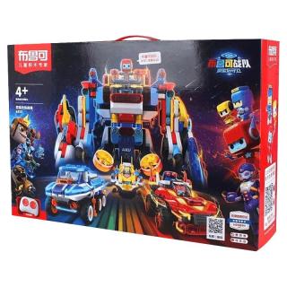 BLOKS 布鲁可积木 布鲁可战队之源星石守卫 合体机器人 非遥控版