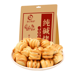 温心御品 纯碱烤馍500g原味山西特产烤馍片养胃手工小馒头早餐小零食烤花卷