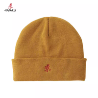 GRAMiCCi 小野人男女同款纯色经典LOGO刺绣针织帽子GAC3-FCN21