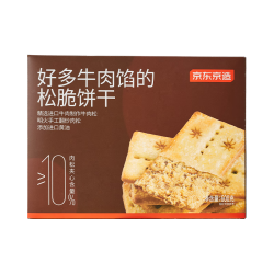 京东京造 +牛肉馅松脆饼干+600g