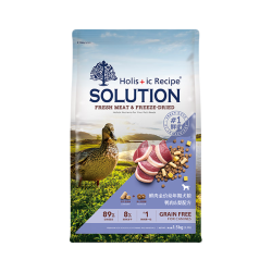 SOLUTION 鸭肉梨狗粮全价冻干成幼犬粮大中小型泰迪比熊去泪痕犬粮
