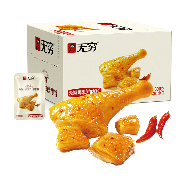 今日必买：无穷 爱辣鸡米 香辣味 300g