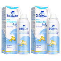 STERIMAR 舒德尔玛 小海豚生理盐水洗鼻水鼻腔护理喷鼻喷儿童成人100ml*2瓶