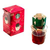 星巴克（Starbucks） 【花式咖啡】家享速溶咖啡粉免煮花式奶香焦糖卡布奇诺香草饮 【春季-樱花节】便携式滴滤挂耳