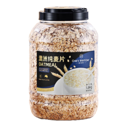 1号会员店 澳洲燕麦片 1.8kg/桶 即食冲饮谷物代餐营养早餐膳食纤维