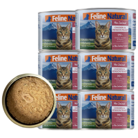 PLUS会员：K9Natural 鸡肉鹿肉猫主食罐头170g*6成猫幼猫猫湿粮猫罐头 新西兰原装进口