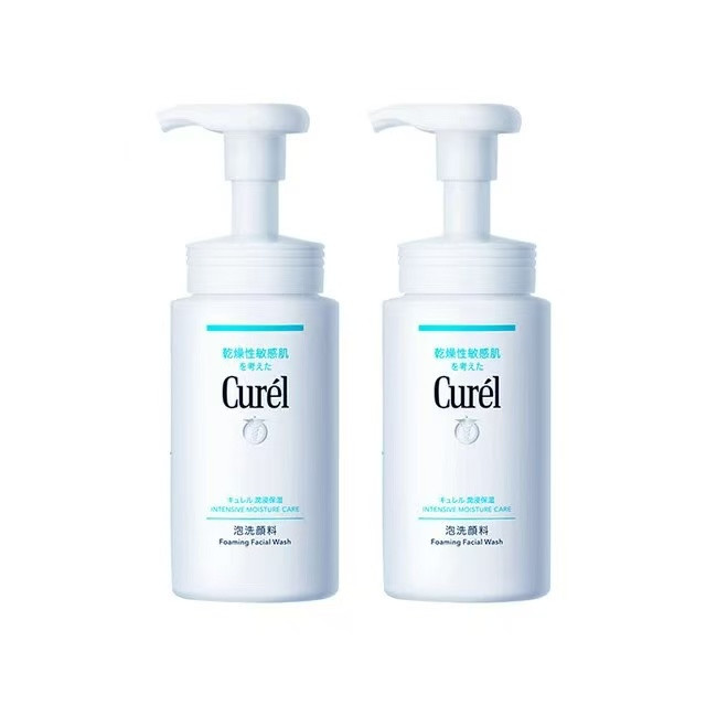 Curél 珂润 保湿洁颜泡沫双支装150ml*2