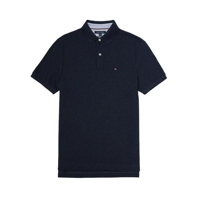 88VIP：TOMMY HILFIGER 网球穿搭POLO衫男纯色商务休闲T恤夏