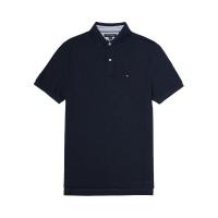 88VIP：TOMMY HILFIGER 网球穿搭POLO衫男纯色商务休闲T恤夏
