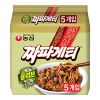 NONGSHIM农心韩国炸酱面韩式甜辣拌面四川炸酱面方便面泡面速食面 炸酱面5连包