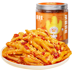 脱骨侠 酸辣无骨鸡爪去骨凤爪休闲零食小吃蒜香微辣500g